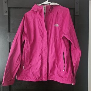 The North Face Women's Vibrant Pink Rain Jacket